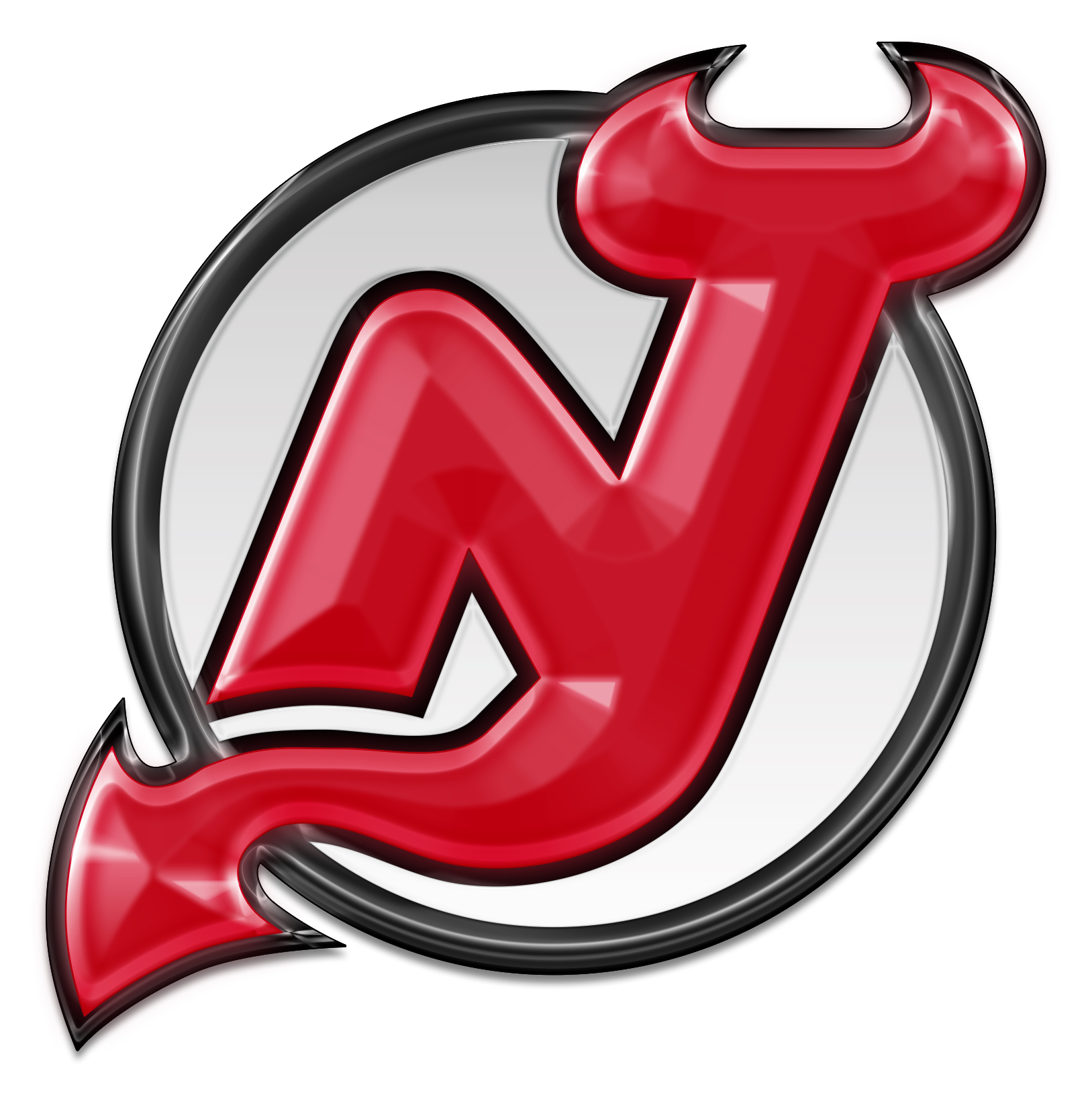 New Jersey Devils Crystal Logo iron on paper